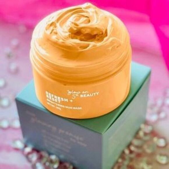 $ 10 add on item$ Glow on 5th Beauty's Refreshing + Reset Mud Mask New in Box - Picture 1 of 5